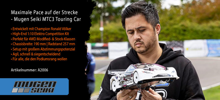 Mugen Seiki MTC3 1:10 EP 4WD Tourenwagen 190mm Kit Spec