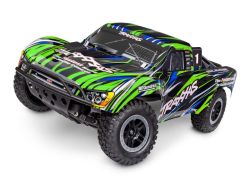 TRX58334-4-GRN Traxxas Slash 2WD Brushless EHD BL-2S RTR 1:10 1:10 Short Course Race Truck grün ohne Akku/Lader