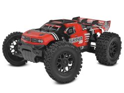 Team Corally PUNISHER XD 4WD Brushed RTR 1:12 Monster Truck rot mit Lipo 2S Akku + 3A Pocket Lader