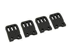 UR1927 Ultimate RC Kohlefaser Achsträger 3-in-1 Platte Mugen MBX8R HA (4) Achsschenkel