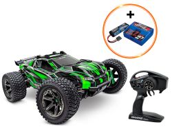 Traxxas Rustler Ultimate VXL3S Grün Stadium Truck inkl. 2992GX Power Pack (LiPo + EZ-Peak Ladegerät)