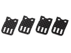 UR1927 Ultimate RC Kohlefaser Achsträger 3-in-1 Platte Mugen MBX8R HA (4) Achsschenkel