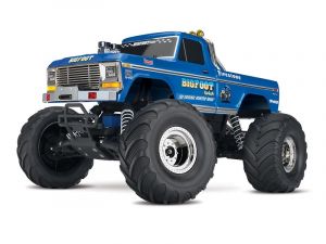TRX36034-8-R5 Traxxas BIGFOOT® No. 1 Brushed 2WD RTR 1:10 Monster Truck mit Akku + 4A USB/C-Lader
