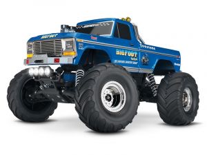 Traxxas 36034-61 BIGFOOT No.1 Classic 1:10 RTR 2WD Monster Truck Brushed + LED mit Akku/Lader