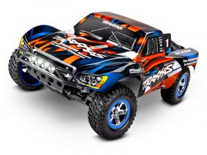 TRX58034-61ORNG Traxxas Slash 2WD orange 1:10 RTR Short Course Brushed + LED mit Akku/Lader