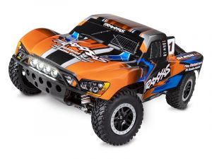 TRX68054-61ORNG Traxxas Slash 4x4 orange 1:10 RTR Short Course Brushed + LED mit Akku/Lader