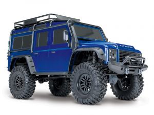TRX82056-4-BLUE TRX-4 Scale & Trial Crawler Land Rover Defender Blue RTR Supp.art.no: 82056-4-BLUE |Produktansicht vom Traxxas TRX-4 LR Defender 4x4 blau RTR Crawler Brushed ohne Akku/Lader
