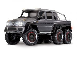 TRX88096-4-SLV Produktansicht vom Traxxas TRX-6 Mercedes Benz G63 AMG 6x6 Spezial Edition silber RTR Brushed ohne Akku/Lader