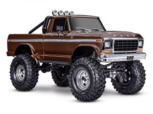 TRX92046-4BROWN Traxxas TRX-4 Ford F150 Ranger 1979 XLT High Trail Edition 4x4 braun RTR Crawler Brushed ohne Akku/Lader