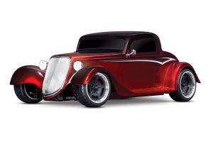 Traxxas 93044-4-RED - Factory Five '35 Hot Rod Coupe 1/10 AWD RTR Red | Produtkansicht vom Traxxas Factory Five '35 Hot Rod Coupe rot 1:10 RTR Brushed LED ohne Akku/Lader