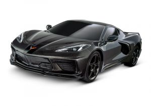 TRX93054-4-BLK Traxxas Corvette Stingray, Ready-To-Race® Model with Titan® 12T 550 Motor Produktansicht Traxxas 4-TEC 3.0 Chevrolet Corvette Stingray scharz 1:10 RTR Brushed LED ohne Akku/Lader