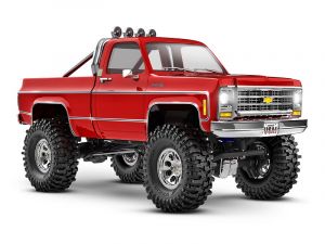 TRX97064-1-RED Traxxas TRX-4M Chevrolet K10 High Trail Edition 1:18 RTR 4WD Mini RC Crawler rot Brushed mit Akku/Lader 