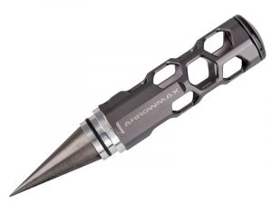 Arrowmax Werkzeug AM49003 | Detailansicht vom Arrowmax Lexanbohrer mit Sicherheitskappe in der Honeycomb Black Edition Ausführung