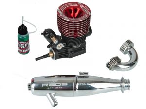 Produktansicht REDS Racing Buggy 721 Scuderia Pro Gen3 tuned Nitro Motor Race Special Combo COBU0024