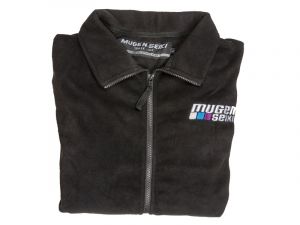 Mugen Seiki Racewear Fleecejacke mit Bestickung (2XL) schwarz