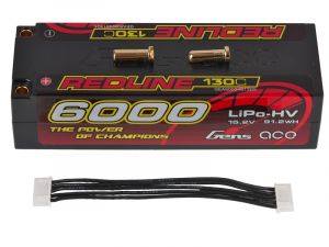 GEA60004S13D5 Gens Ace Redline Ultra LCG LiPo RC Hardcase Akku 6000mAh 15.2V 4S1P 130C (5mm, 448g)
