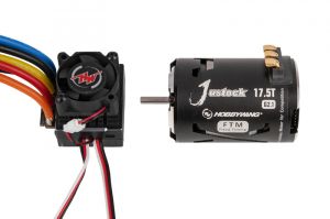 HW38020241 Detailansicht von der Hobbywing Xerun Justock Combo G2.1 + 17.5T 2450kv Motor für 1:10 Fahrzeuge 