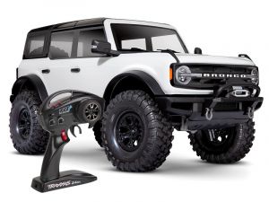 TRX92076-4-WHT Produktansicht Traxxas TRX-4 Ford Bronco 2021 4x4 weiss RTR Crawler Brushed ohne Akku/Lader