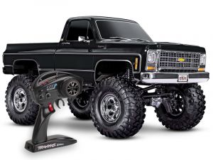 Traxxas 92056-4-BLK TRX-4 Chevrolet 1979 K10 High Trail Edition 4x4 schwarz RTR Crawler Brushed ohne Akku/Lader | Traxxas 92056-4-BLK - TRX4 Chevrolet@ K10 High Trail Edition RTR - Black