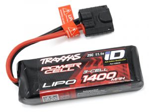 TRX2823X Li-Po Battery 3S 11,1V 1400mAh 25C iD-connector Produktansicht vom Traxxas ID LiPo Akku 1400mAh 11,1V 3-Zellen 25C (Stecker) 2823X