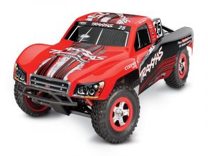 TRX70054-1-RED Traxxas RC Auto Produktansicht vom Traxxas Slash 4x4 1:16 RTR Mark Jenkins Short Course Brushed mit Akku/Lader