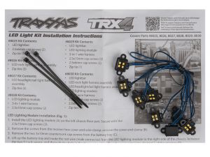 TRX8026X Traxxas LED ROCK LIGHT KIT, TRX-4