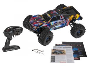 Traxxas 890086-4 WideMaxx Monster Truck 1/10 Produktansicht vom Traxxas WideMaxx Edition 1:10 RTR TSM SR VXL-4S MonsterTruck Rock n' Roll Brushless ohne Akku/Lader