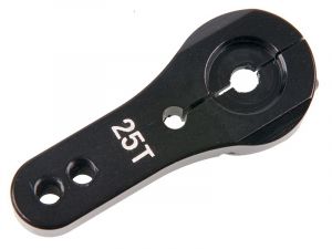 RT Aluminium Lenkung Servo Arm 25T # schwarz