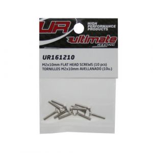 UR161210 - Ultimate RC Senkkopfschraube M2x10mm 12.9 (10)