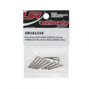 UR161216 - Ultimate RC Senkkopfschraube M2x16mm 12.9 (10)