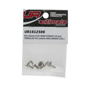 UR1612506 - Ultimate RC Senkkopfschraube M2.5x6mm 12.9 (10)