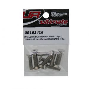 UR161416 - Ultimate RC Senkkopfschraube M4x16mm 12.9 (10)