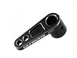 UR1811 Ultimate RC Servoarm Lenkung 25T schwarz 20mm W/Offset (1) Futaba Power HD Savöx Ruderhorn