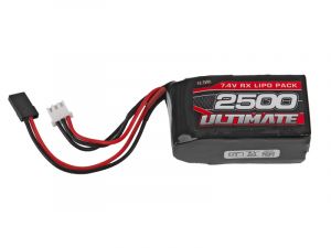 UR4452 Ultimate Competition LiPo Micro RX-Pack Hump # 2500mAh 7.4V JR Stecker