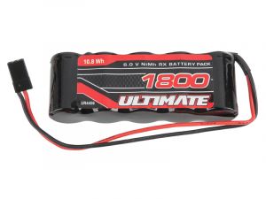 UR4455 Ultimate Competition NiMh RX-Pack Straight # 1800mAh 6.0V JR Stecker 