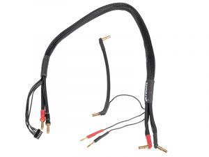 UR46504 Ultimate RC Ladekabel 2x2S w/4mm & 5mm 60cm Banana Goldstecker