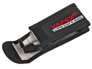 VPLIPOBAGD Vapex Tec Lipo Safe Bag D 125x64x50mm - Ladetasche mit Klettverschlussklappe