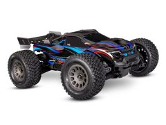 TRX108076-1-BLU Traxxas Mini XRT 4WD Brushless VXL3S RTR 1:12 Truggy blau mit 2S Lipo Akku + USB/C-Lader