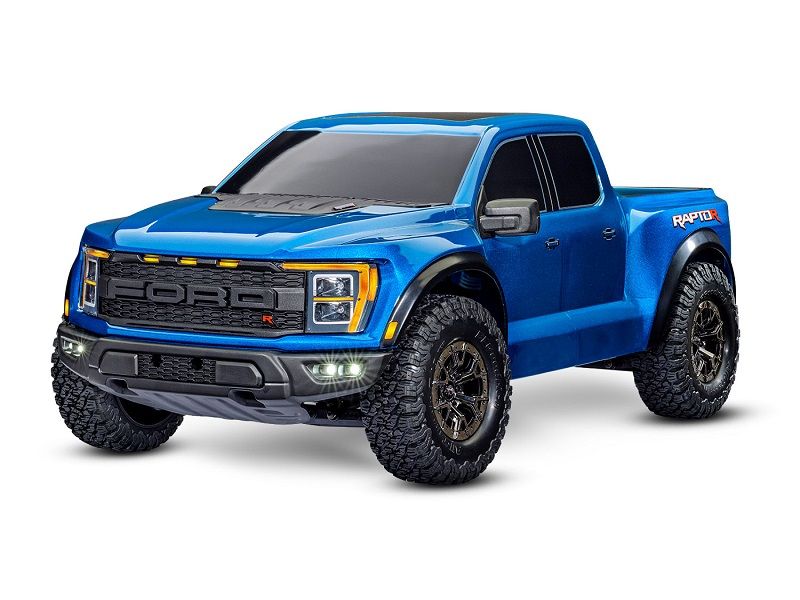 TRX101076-4BLUE Traxxas Ford F-150 Raptor-R 4WD VXL3S RTR 1:10 Short Course Pickup  Truck blau Brushless ohne Akku/Lader