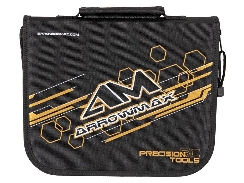 Arrowmax Werkzeug Set Onroad 11-teilig mit Tasche # Black Golden