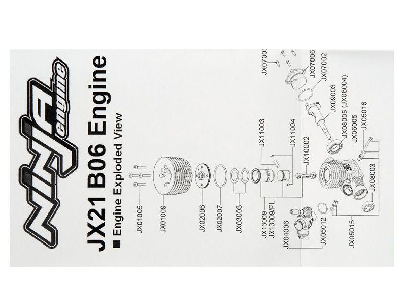 Ninja JX21-B06 tuned Factory Edition 3-Kanal Buggy Motor Combo