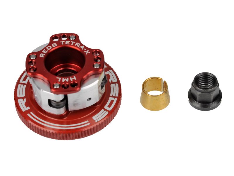 パーツ BR16-REDMF / BR16-REDMRSS REDS Racing 1:8 Kupplung TETRA-X einstellbar 34mm # 4 Aluminium