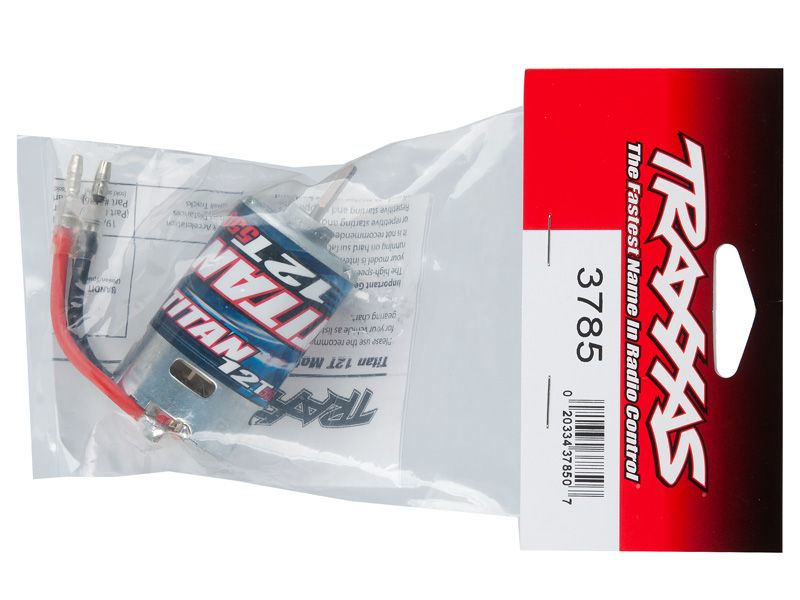 Moteur Titan 12T Traxxas 3785 - Pour Voiture RC - Pièce Originale Taille 550
