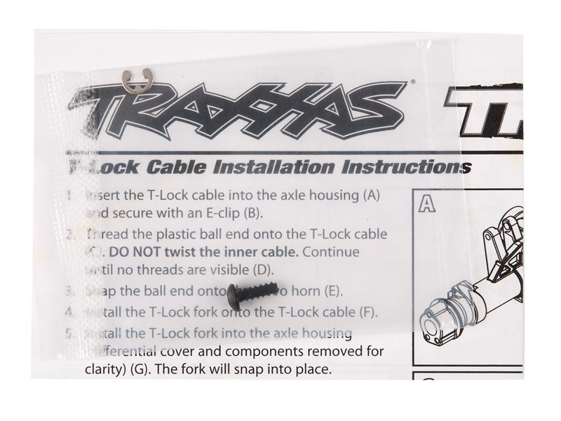 Traxxas 8284 Cavo Posteriore T-Lock Per TRX-4 – Ricambio Originale Per Auto Radiocomandata Crawler - 3