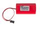 01008040 Futaba/ACT Senderakku LiPo 7,4V 3000 Metallgehäuse mit BMS System Futaba - JR Anschluss