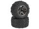 Traxxas Reifen auf Felgen 2.8 RXT schwarz chrome Talon Extreme (2) TRX6773X