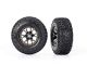 Traxxas BFGoodrich AT KO2 Reifen auf 2.2/3.0 Felge schwarz/chrom (2) TRX10186-BLKCR