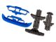 Traxxas Bumper blau + Skid-Platten TRX10837-BLUE