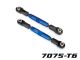 Traxxas L/R Sturzstangen 7075-T6 Alu blau 83mm  vorne (2) 4x4&VXL Rustler, Slash TRX3643X