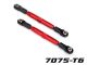 Traxxas L/R Sturzstangen 7075-T6 Alu rot 73mm  hinten (2) 4x4&VXL Rustler, Slash TRX3644R